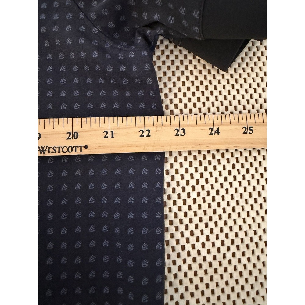 Under Armour Mens SS Athletic Geometric Print Fitted Polo Shirt Size XL Golf - Picture 6 of 7